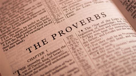 the bible is a collection of how many books and the book of proverbs is often cited as an example of wisdom literature